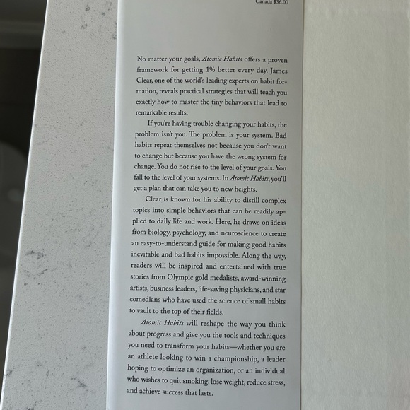 Atomic Habits by James Clear. New, never read. - Picture 3 of 3